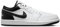 NIKE Air Jordan 1 Low Mens Fashion Trainers in White Black - 10 UK