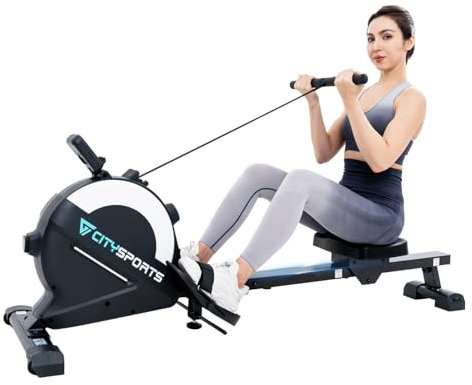 CITYSPORTS Rudergerät für Zuhause, Rowing Machine