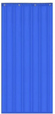 Akkordeon-Tür-isolierter Vorhang für Wohnzimmer, Terrasse, Falttüren, Innenbalkon, Schiebetür, Oxford-Tuch, Doppelfalttüren (80 x 200 cm)