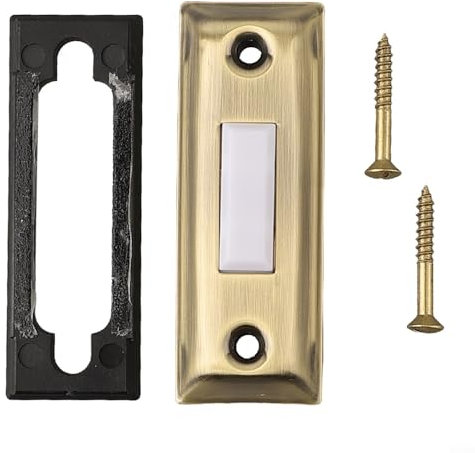 Stylish Antique Brass Lighted Push Button for Modern and Traditional Homes