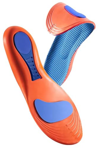 KQOZG PCS Solette ortopediche per fascite plantare, piedi piatti, solette ortopediche, solette ortopediche con plantare, solette ortopediche per uomo e donna. (Taglia 39-40)