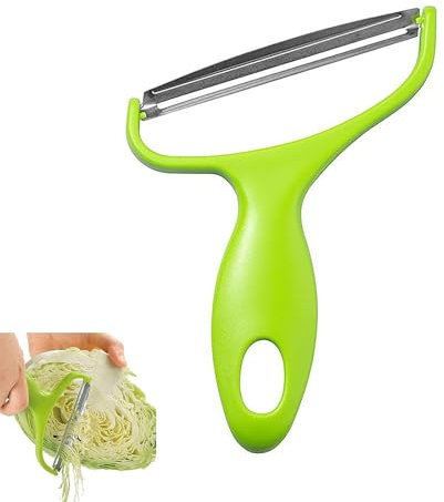 Vegetable Peeler, Multifunctional Peelers for Kitchen, Cabbage Shredder, Veg Peeler, for Vegetable and Fruit(Green)