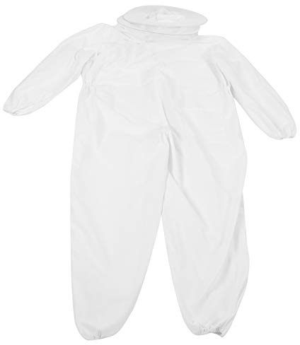 Zoeyilan Berezo de Apicultura Ropa Protectora Dual Zelpas Suministros de Apicultura White para la Apicultura