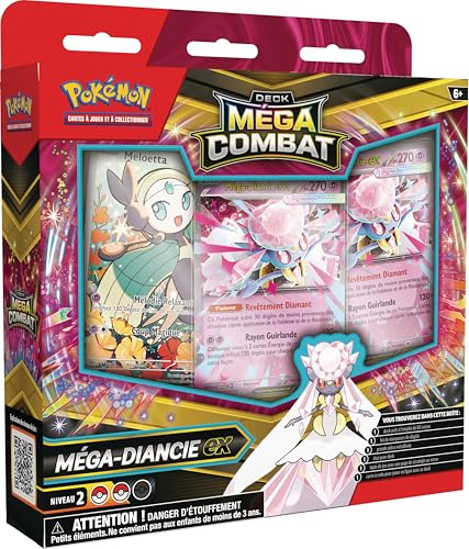 Pokémon : Mega Combat Deck - Pokémon TCG: s Mega Diancie-ex (1 60 kort färdiga kort)
