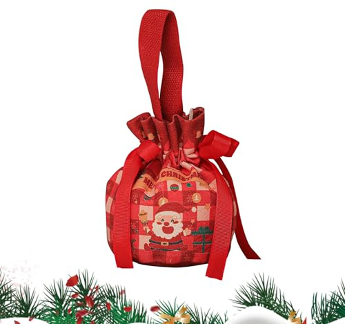 Sacchi per celebrazioni - Contenitori da imballaggio per merci invernali, mini buste regalo, tessuti dall'aspetto affascinante in lino, porta biscotti per caramelle, accessori per riunioni domestiche