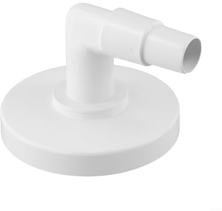 Solaughguy Above Ground Pool Skimmer Vacuum Hose Adapter Plate for Hayward SP1090 SP1091 SP1092 Front Skimmers 6 Inch Diameter White Plastic Replacement Part