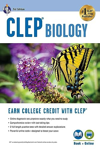 CLEP® Biology Book + Online (CLEP Test Preparation)