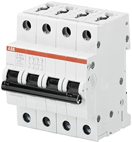 ABB S200 Leitungsschutzschalter Typ K, 4-polig 6A System Pro M Compact DIN-Schienen-Montage