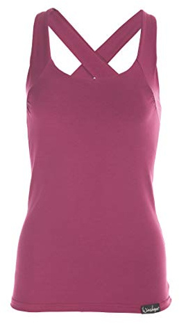 WINSHAPE Top para Mujer con Espalda Cruzada