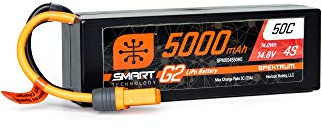 Spektrum 5000mAh 4S 14.8V SMART G2 50C IC5 SPMX54S50H5