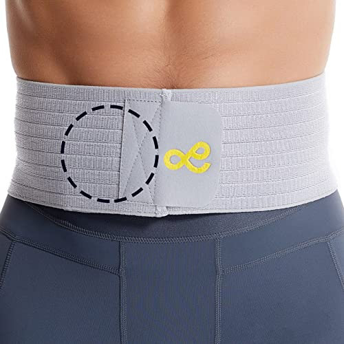 gagaiuco Nabelbruchgürtel für Männer und Frauen - Bauchstützbandage mit Kompressionspolstern - Nabel-, Bauchnabel-, Oberbauch- und Unterleibsbruchpräventionshilfe.