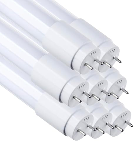 LED ATOMANT Lot de 8 Tube LED 120cm 18W, CCT (Sélecteur de Couleur Blanc Chaud, Neutre et Froid), 2200 Lumens, Starter LED inclu, T8 Standard