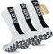 FS FOOTBALL SOCKS-Fußballsocken 3 Paar rutschfeste Sport-Fußballsocken, 39-46 Erwachsener Grip Socken Fussball Herren Damen für Basketball Laufen Radfahren Tennis Marathon