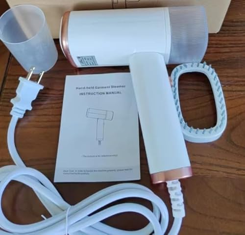 Dampfglätter Steamer, Faltbarer 1000W Handdampfbügler mit Abnehmbarem 120ML Wassertank, Aufbewahrungsbeutel, Bürste, Messbecher, Tragbarer Reisesteamer für Reisen, Hause, Büro, 30 Sekunden Aufheizzeit