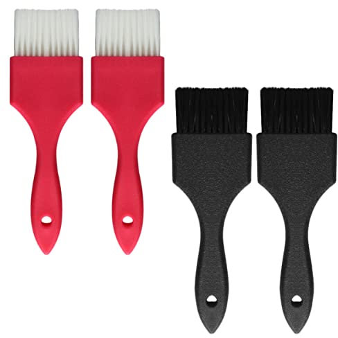 COLLBATH 4pièces Pinceau De Teinture Pour Cheveux Brosse Pour Coloration Cheveux Lot De Pinceaux Avec Poignées Confortables Outil De Salon Professionnel