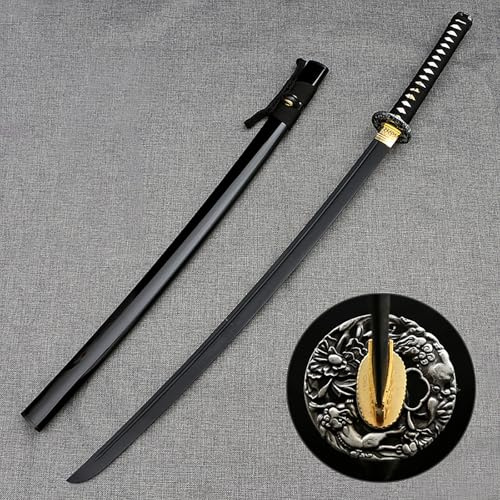 Épée de samouraï en Bois,Bokken Fait à la Main,Katana en Bois Japonais pour l'entraînement au Kendo,Affichage,Cosplay,Cadeaux