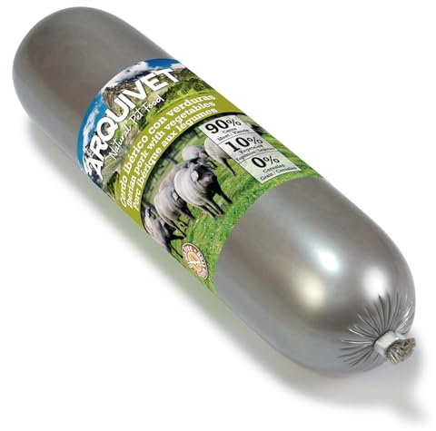 Saucisse ibérique de Porc Arquivet aux légumes pour Chiens 500 g, 1 unité (Lot de 1)