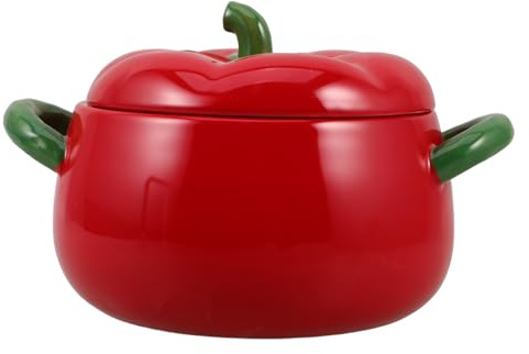 VICASKY Padella Per Ramen in Ceramica Antiaderente Con Coperchio Casseruola Per Zuppa Da Pentola Per Cucinare Pasta Brasare e Preparare Zuppe Compatibile Con Tutti i Piani Cottura