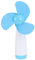 Tinksky Handventilator Batterie Mini Ventilator der Weichschaum-Blades Lüfter(blau)