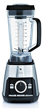 WMF Kult Pro Power Green Smoothie Standmixer, 1600 W, 33.000 U/min, 2 l Behälter, 3 Prorgamme für Smoothies, Eis und Soßen, edelstahl matt