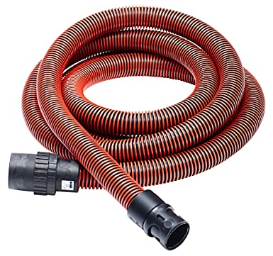 Nilfisk Saugschlauch AS ø 36 mm (Zubehör für Industriesauger ATTIX, für Nass-/Trockensauger, Länge 40 cm, rot/schwarz) 107413544