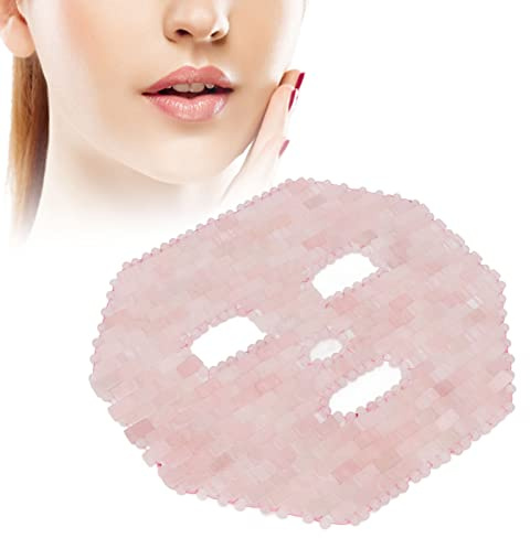 Jade-Gesichtsmaske, Schlafmaske, Quarz-Gesichtsmaske, Kühlende Natürliche Jade, Premium-Anti-Aging-Gesichts-Schlafmaske, Heiße und Kalte Therapie-Gesichtsmaske, Jade-Augenmaske für Dunkle Kreise Im