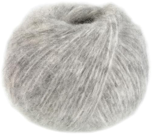 LANA GROSSA Alpaca Air | Leichtes Alpaka-Schlauchgarn | Handstrickgarn aus 62% Alpaka (Baby), 27% Polyamid & 11% Schurwolle (Merino Fein) | 50g Wolle zum Stricken & Häkeln | 140m Garn 10