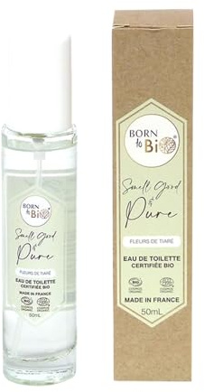 Born to bio - Eau de toilette certifie bio - Fleurs de tiaré - 50ml