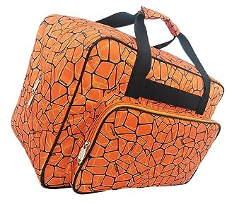 siduytin Bolsa para máquina de coser duradera y resistente a los arañazos, para almacenamiento, sin hilos sueltos, nailon, Unisex, impermeable, con cremallera suave, Naranja