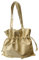 CAZSTYK Damen Beuteltasche, ästhetische Umhängetasche, PU-Leder, Handtasche, Schleifen, Achseltasche, große Kapazität, Unterarmtasche für Reisen, gelb