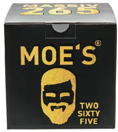 Moe's Macizo 265 Carbón de Coco, Briquetas Cube 26,5 mm Carbón Natural Cáscaras de Coco, Carbón Barbacoa, Carbón de Coco, Pocas Cenizas, Sabor, Larga Duración