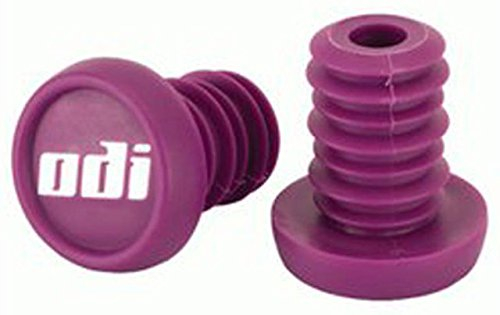 Old Dutch International ODI Barend Plug Ersatz Lenker Enden Stopfen 1 Paar (2St) + Fantic26 Sticker (Lila)