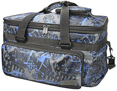 YJZQ Sac Besace pour Kit d'artist Sac Artiste Boîte Rangement Grande Trousse de Transporte pour Matériaux de Dessin Sacoche Mallette Peinture (Bleu)