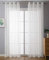 2er-Pack Ösen Gardinen Transparent Vorhang Set Wohnzimmer Voile Ösenvorhang Bleibandabschluß HxB 175x140 cm Weiß, 203322