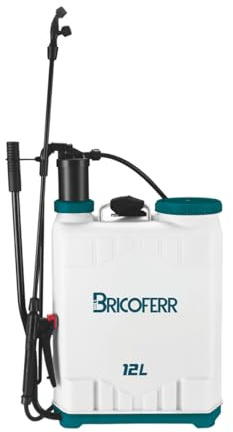Bricoferr Pulvérisateur à pression pour plantes, capacité 12 litres