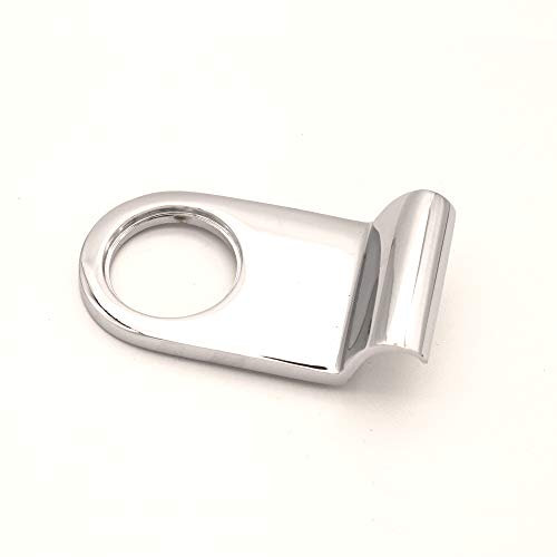 Infinity Decor Victorian Polished Chrome Door Cylinder Pull Keyhole Handle Great for Front or External Doors for Easy Door Closing