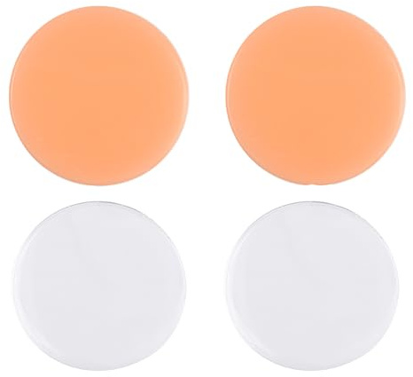 UNVOJL 4Pcs Silicone Eyelash Pad Lash Extension Silicone Pad Round False Eyelash Holder Pad DIY Lash Extension Tools