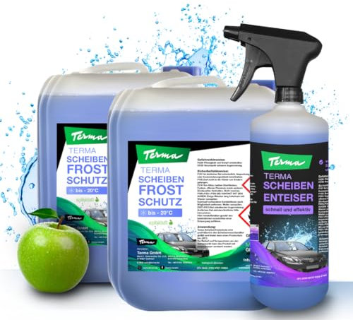 Terma Scheibenenteiser 1L + 10L Scheibenfrostschutz Profiqualität direkt vom Hersteller macht Ihr Auto eisfrei enteiser scheibe entfroster enteisungsspray autoscheibe Enteiserspray