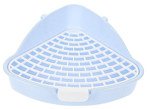 TOYANDONA Bac à Litière pour Lapins Toilettes pour Chinchillas Bac à Litière pour Petits Animaux pour Apprentissage Propreté chez Les Lapins