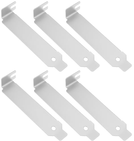 VGOL 6X Staffa PCI A Basso Profilo per PC Copertura per Slot Posteriore per Computer 80x18x13 Mm