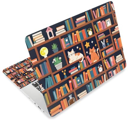CRAFTYMELODY Autocollant pour Ordinateur Portable Autocollant en Vinyle PVC Protecteur pour Ordinateur Portable Imperméable Résistant aux Rayures