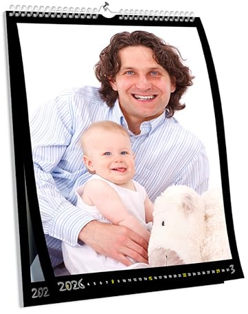KALVOS tysk personlig fotokalender 2026, väggkalender A3, årskalender för egendesign, månadskalender, den perfekta presenten, pysselkalender, kalender 2026 (42 x 30 cm)