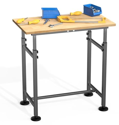 WALMANN Heavy Duty Adjustable Height Workbench 32 x 18