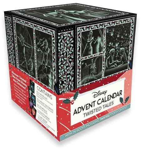 Disney: Twisted Tales Advent Calendar: With 10 New Short Stories, Coloring Books, Exclusive Content, and More