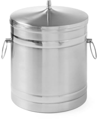 HENDI Eiseimer, Doppelwandig, Eisbehälter, Eiskühler, 5L, ø200x(H)320mm, Edelstahl
