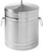 HENDI Eiseimer, Doppelwandig, Eisbehälter, Eiskühler, 5L, ø200x(H)320mm, Edelstahl