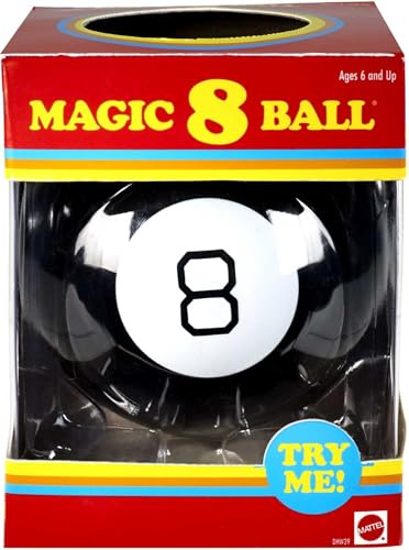 Mattel Games Magic 8 Ball Retro Edition - Divination Toy - Fortune Telling - All Ages - 1 Magic 8 Ball Toy