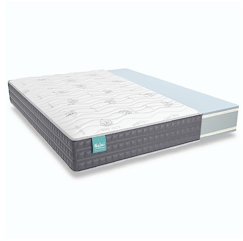 Don Descanso - Colchón 135x190 Viscoelastico Mulhacen DualSense, Altura ± 26cm. Multicapa con Núcleo GravityFoam, Firmeza Alta, Doble Cara Invierno/Verano, Transpirable. Fabricado en España, Gris