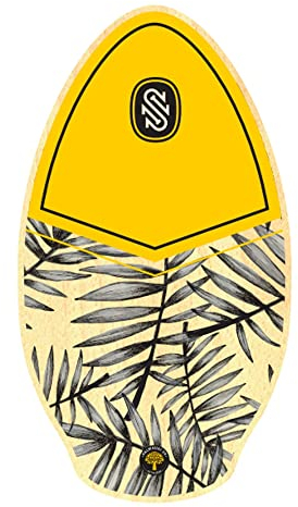 Skimboard SkimOne 39 100cm Palmaui Gelb Schwarz