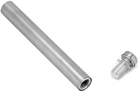 4 pièces 12x100mm/120mm vis en acier inoxydable, goupille creuse en verre, vis de fixation pour le montage de l'entretoise des panneaux publicitaires(12 * 120mm)